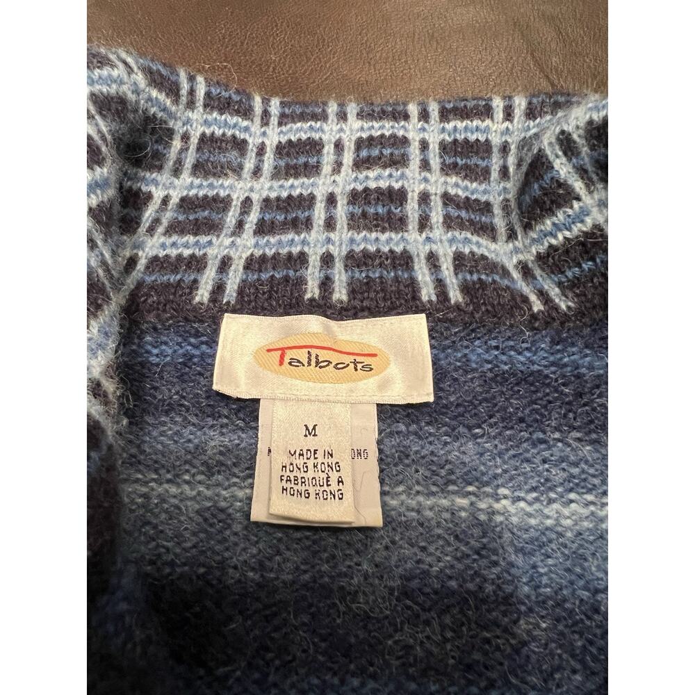 Talbots Pure Merino Wool Cardigan Sweater Women Size Medium Long